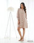 Versatile Button-Down Poly-Rayon Shirt Dress 66651